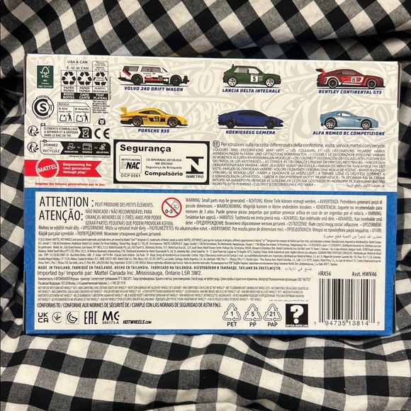 Hot Wheels  6 piece Racing Car Set - Multicolor NWT #B-24 bag - Picture 4 of 4